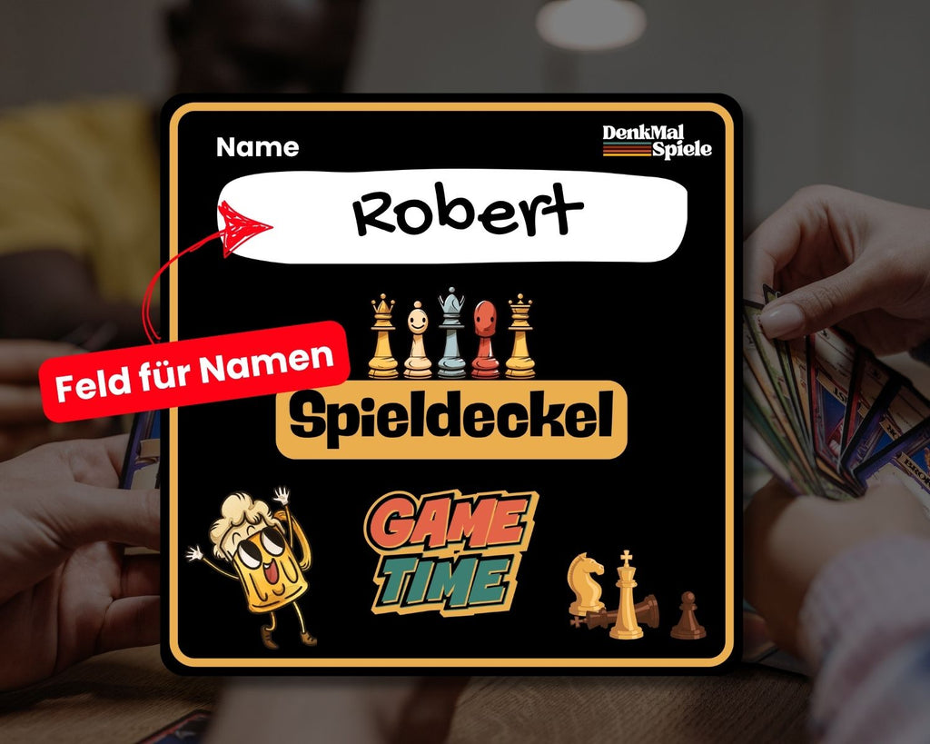 Spieldeckel Set | 50 Stück | Untersetzter | Gaming Zubehör