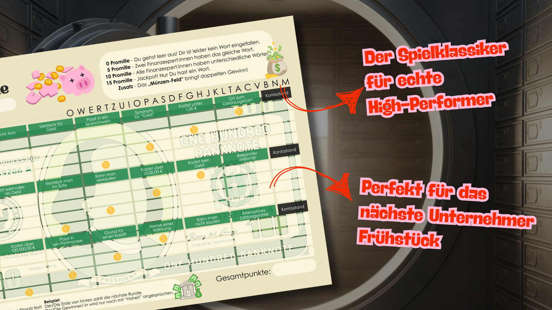 Stadt-Land-Geld Spielblock | Stadt-Land-Fluss