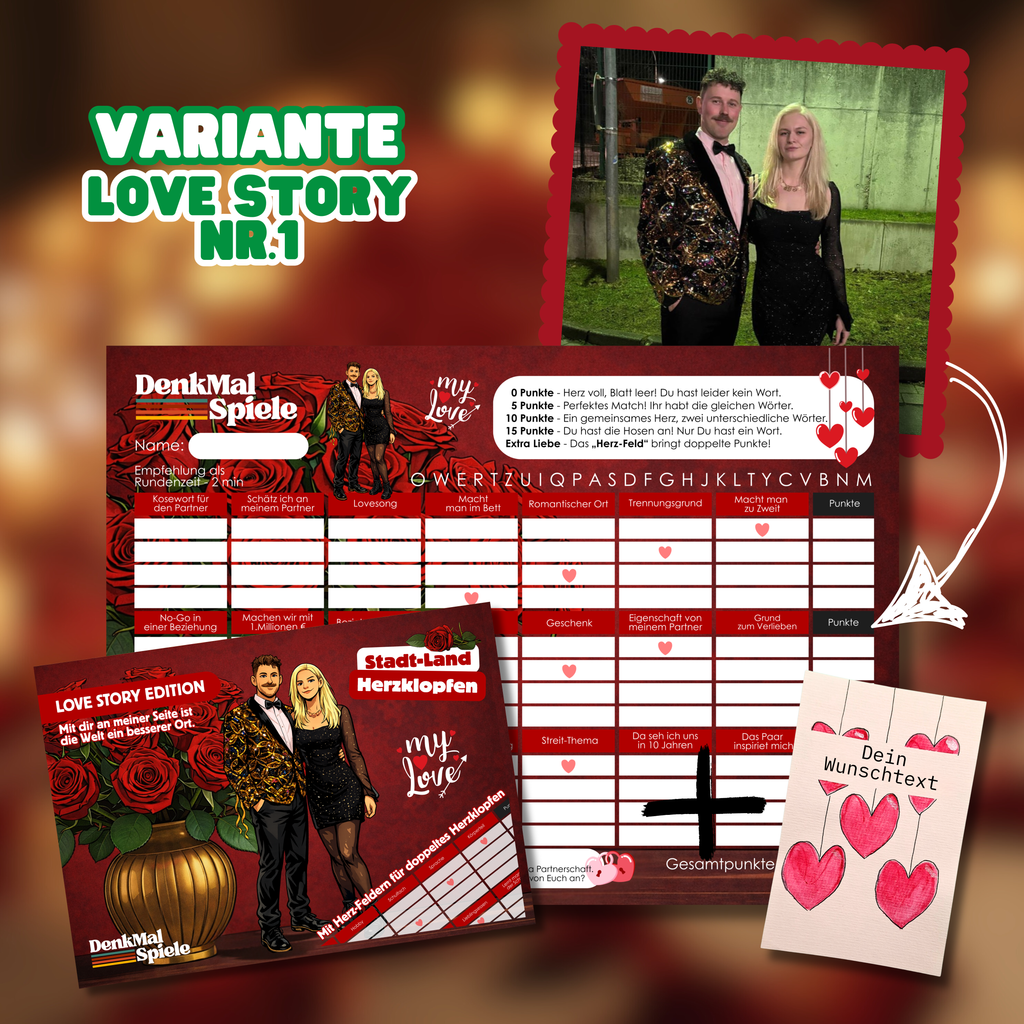 Stadt-Land-Fluss | Personalisierte Editionen | Spielblock mit 50 Seiten