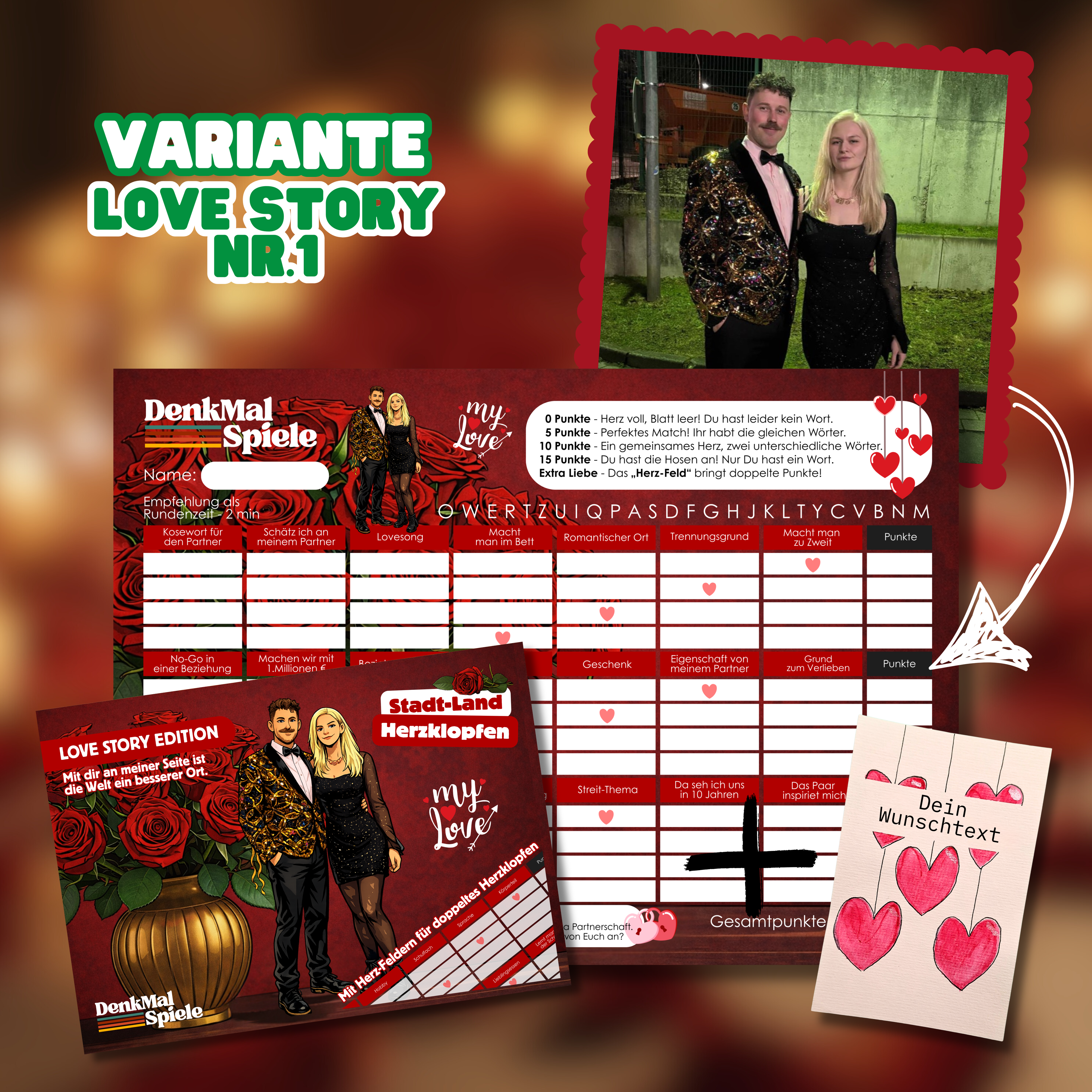 Stadt-Land-Fluss | Personalisierte Editionen | Spielblock mit 50 Seiten