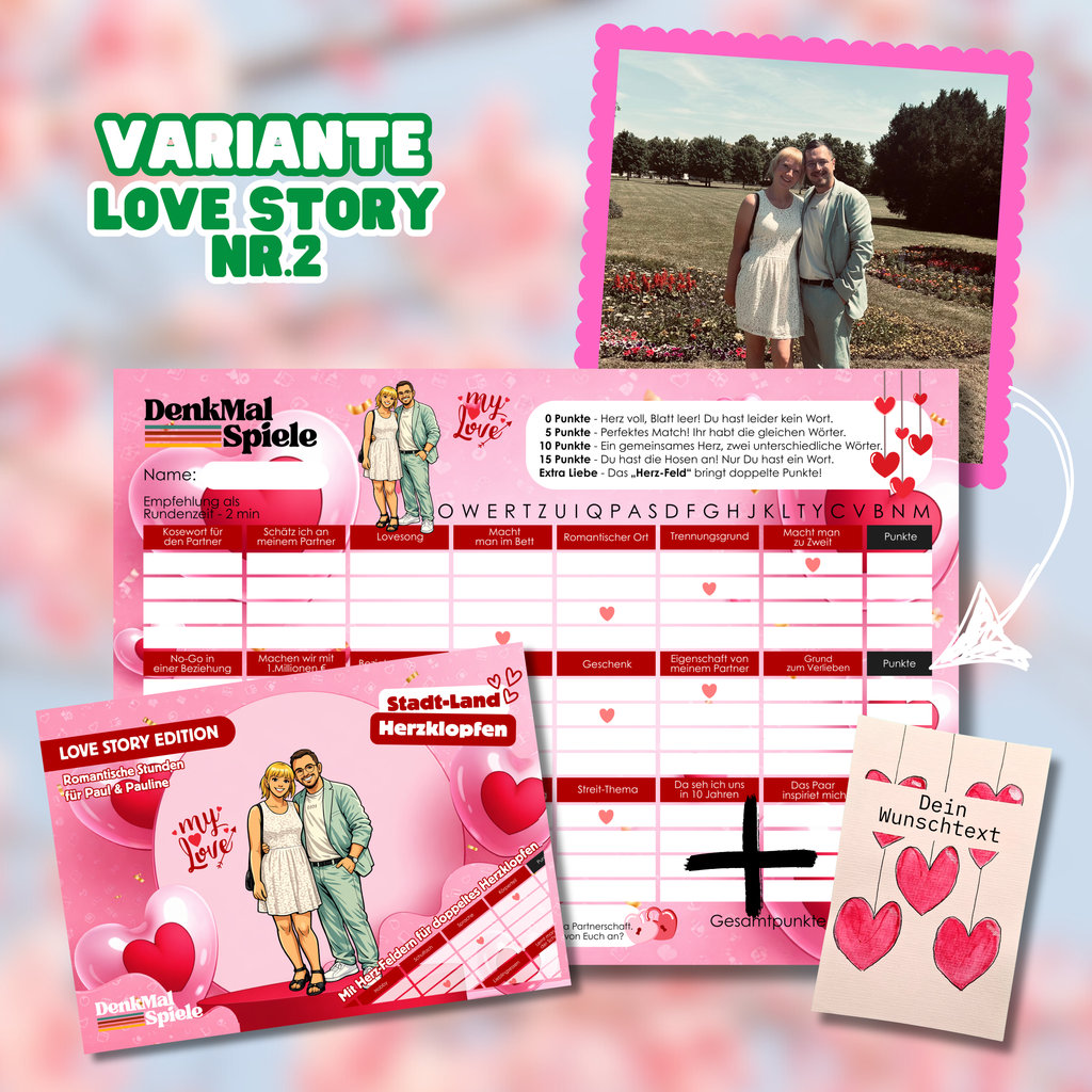 Stadt-Land-Fluss | Personalisierte Editionen | Spielblock mit 50 Seiten