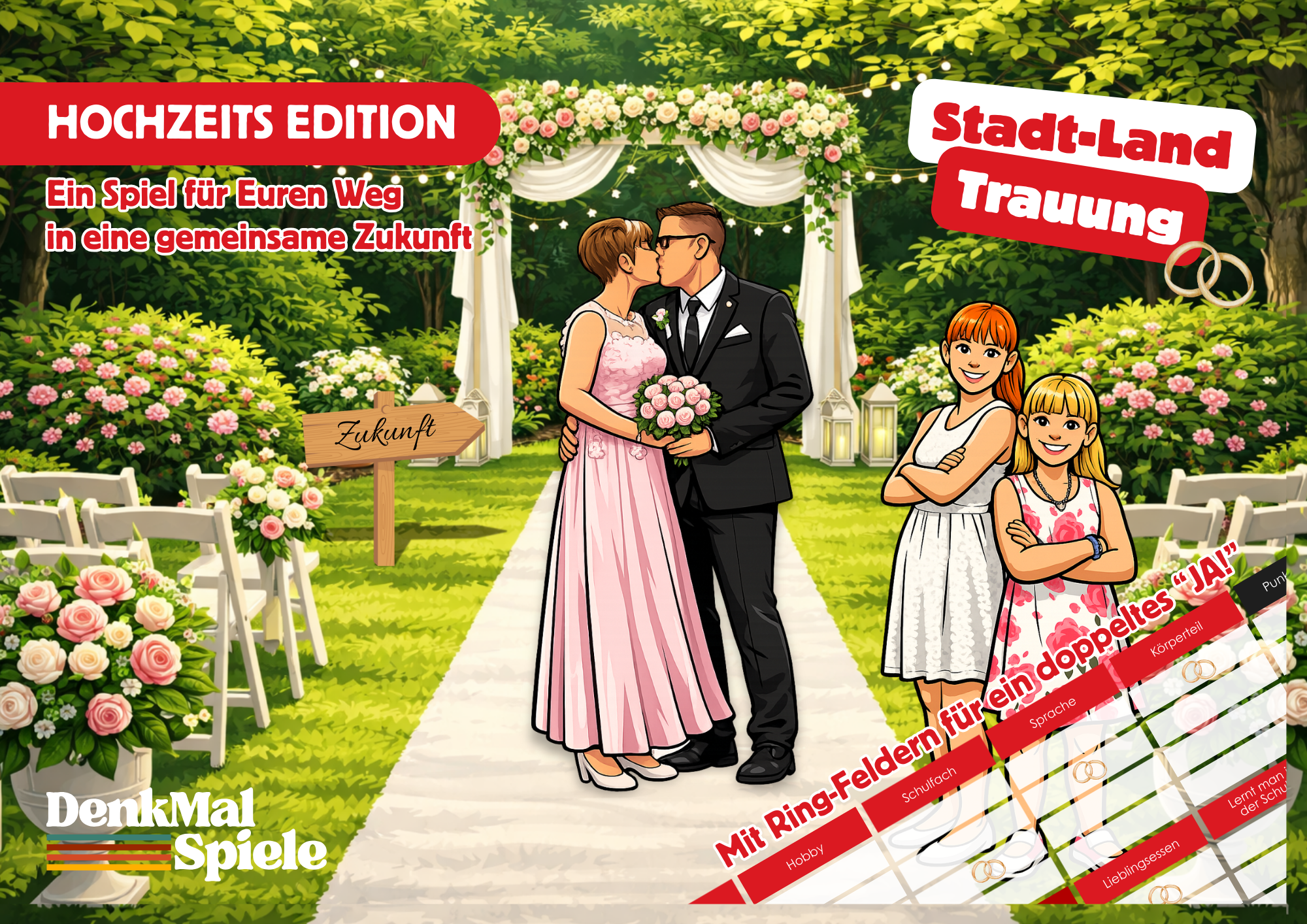 Personalisiertes Geschenk - Stadt-Land-Fluss