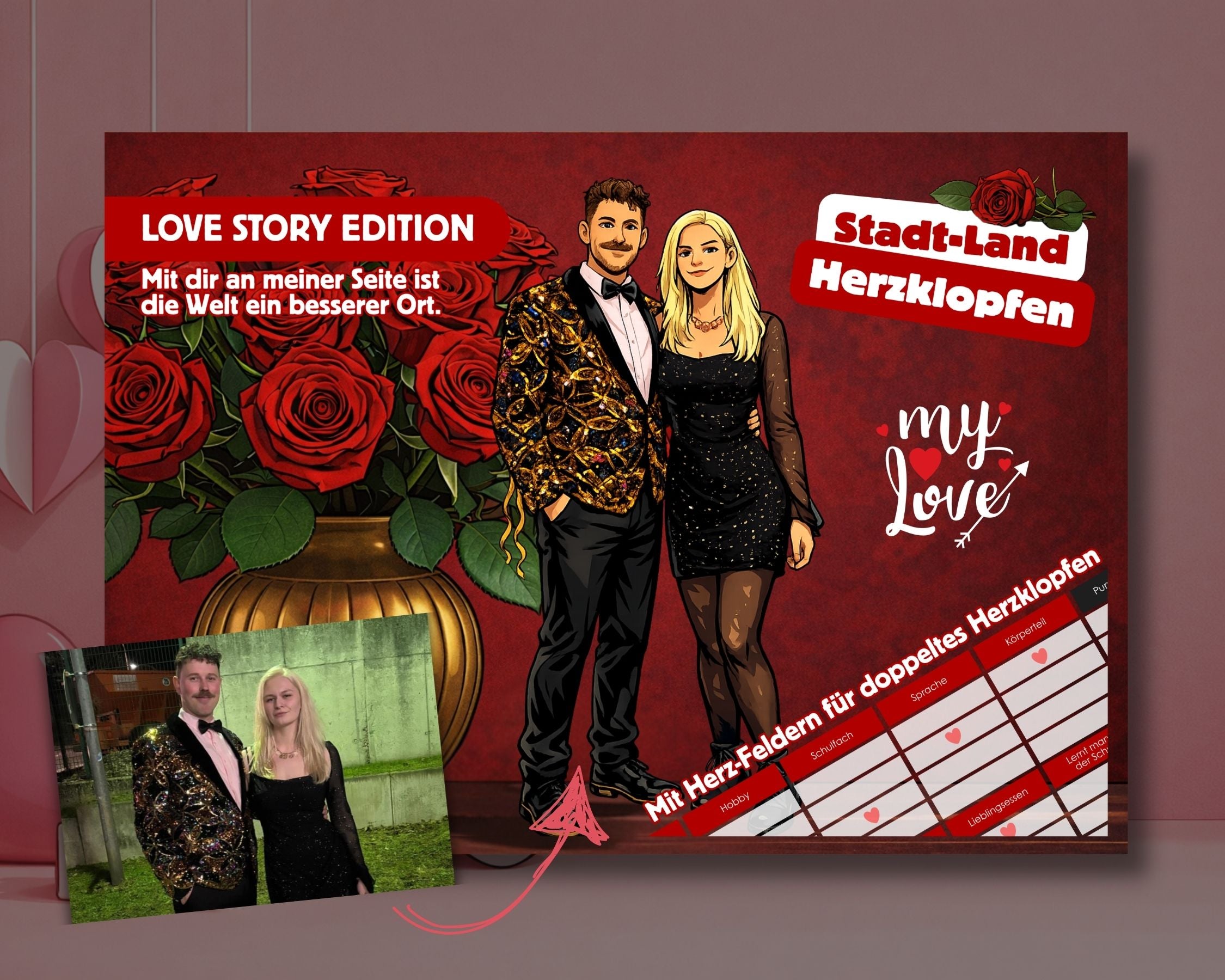 Stadt-Land-Fluss | Personalisierte Editionen | Spielblock mit 50 Seiten